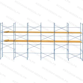 леса рамные строительные лрс-40 8х18 м (2 яруса с настилом)