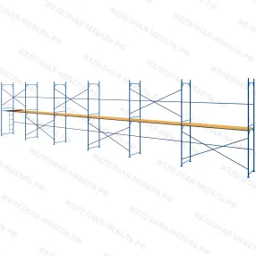 леса рамные строительные лрс-40 4х18 м (1 ярус с настилом)