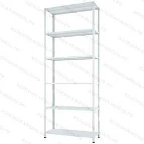стеллаж мс-750 3000х1200х400 (6 полок мс)