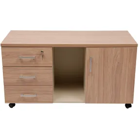 тумба для оргтехники npw-410 вяз натуральный/бежевый