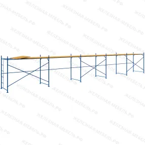 леса рамные строительные лрс-40 2х15 м (1 ярус с настилом)